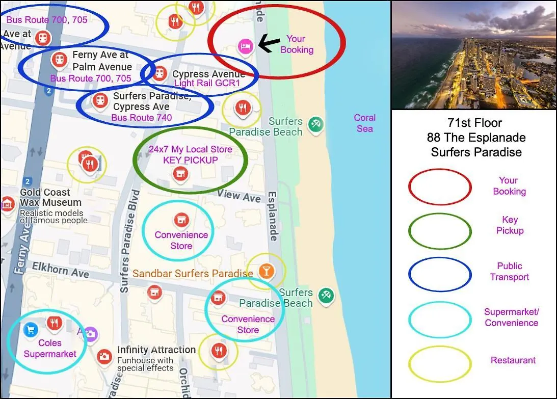 Apartment Surfers Beachside Luxury - Stunning Panoramic View Gold Coast